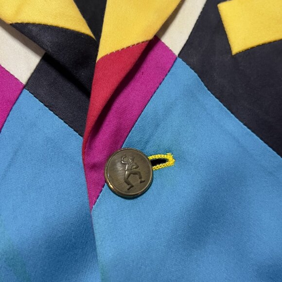 Moschino Cheap and Chic 90's Harlequin Blazer (VINTAGE) - 38R - Picture 6 of 10